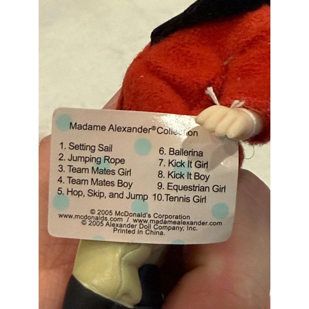 2005 Madame Alexander‎ McDonalds Dolls Kick It Boy Girl Equestrian Girl Set of 3